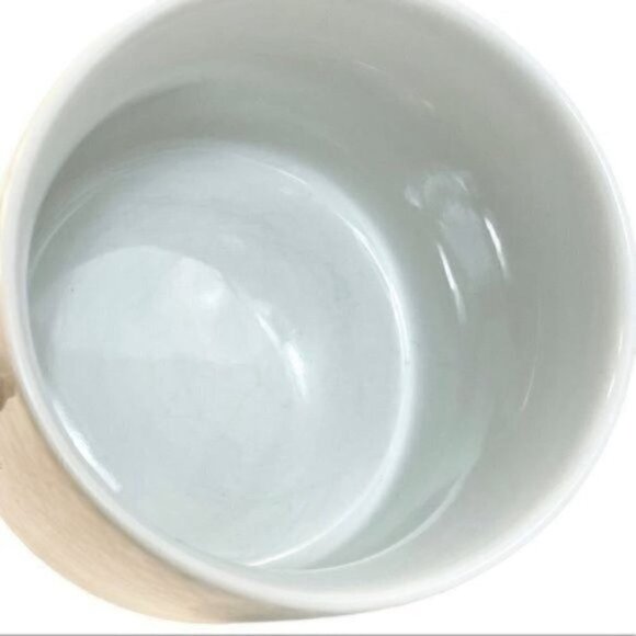 Starbucks 2014 White Gray Scroll Diamond Filigree Coffee Mug 12 fl ounce cup - Picture 5 of 7